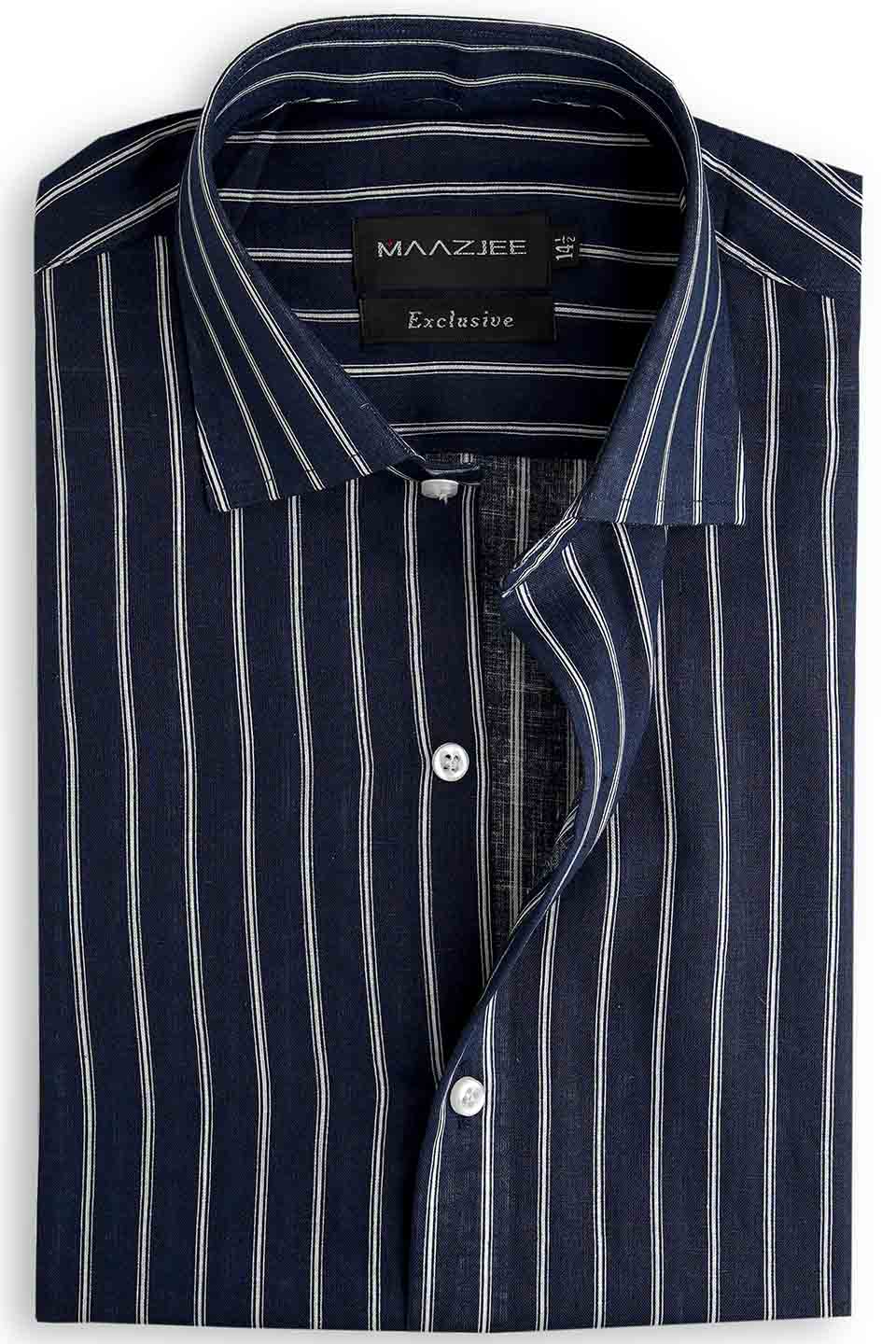 FORMAL SHIRTS UK-22-12(1 ) N.BLUE LNG