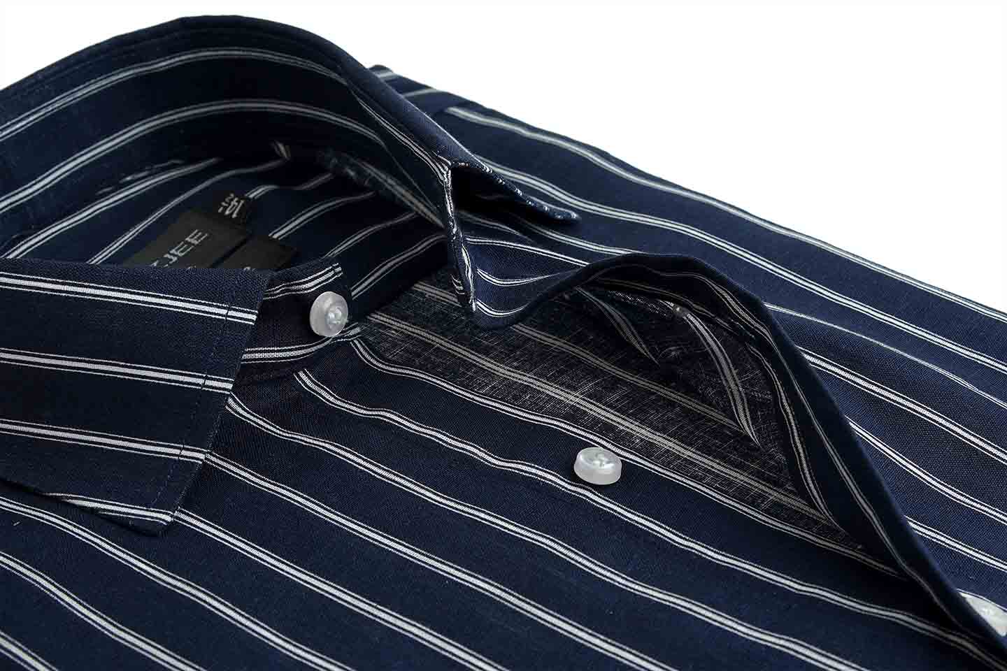 FORMAL SHIRTS UK-22-12(1 ) N.BLUE LNG