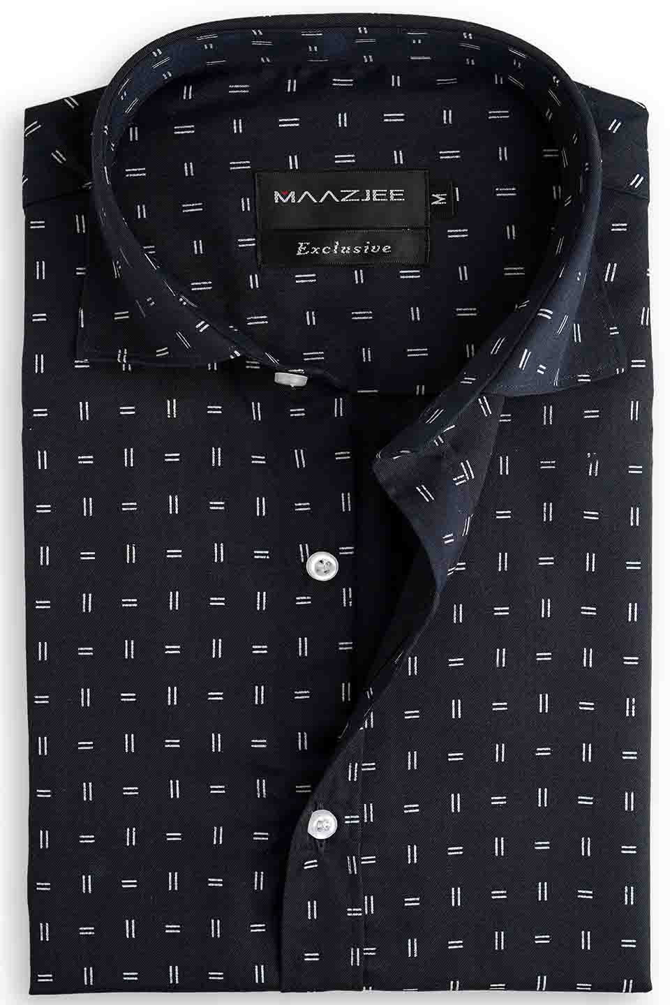 FORMAL SHIRTS UKPR-23-1 WHT PRT