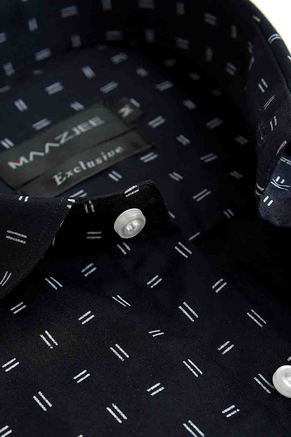 FORMAL SHIRTS UKPR-23-1 WHT PRT