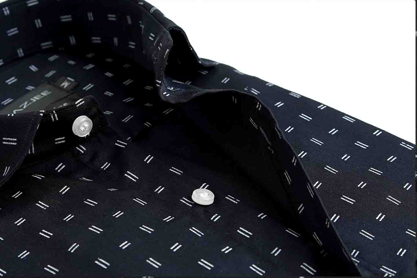 FORMAL SHIRTS UKPR-23-1 WHT PRT